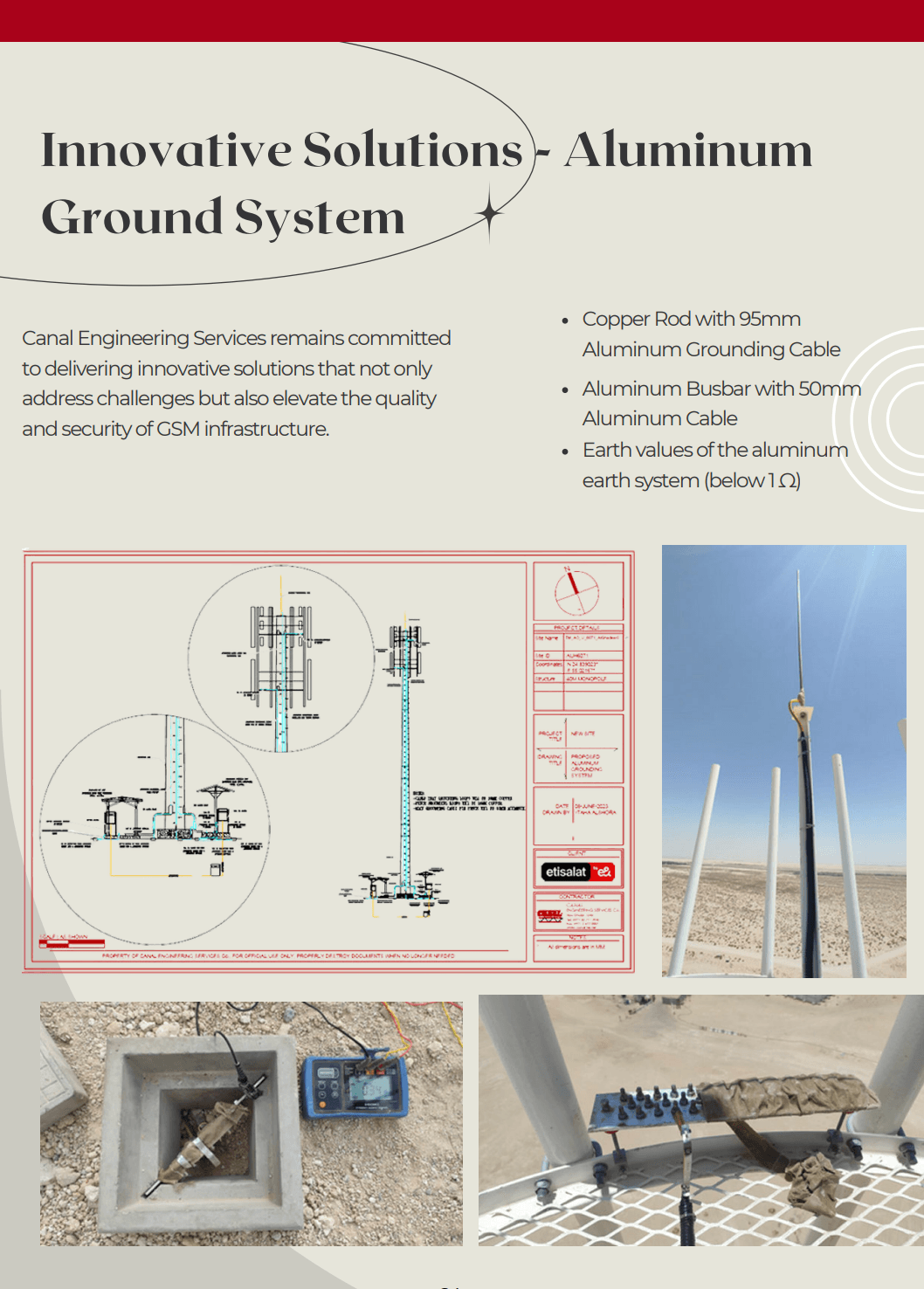 Aluminum Ground System